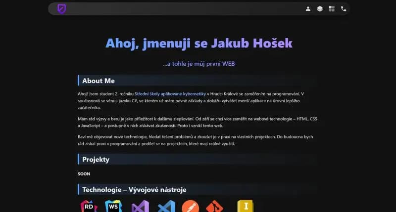 My Old Portfolio Website